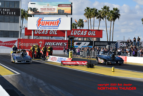 SG - Matthew Larson (near lane) vs 
Ed Olpin Jr. (far lane)